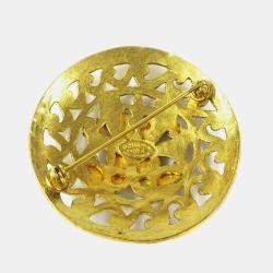 مملوكة مسبقًا دبوس شانيل ميدالية ذهبية