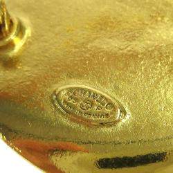 Pre Owned دبوس  شانيّل ذهبي