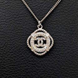 Pre Owned Chanel Silver Plated Necklace