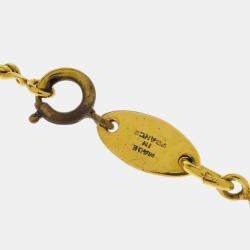 مملوكة مسبقًا قلادة دلاية شانيل ميداليون ذهبي