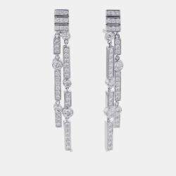 مملوكة مسبقًا أقراط شانيل 1932 بيجو دي ديامانت 18 قيراط ذهب أبيض