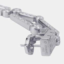 مملوكة مسبقًا أقراط شانيل 1932 بيجو دي ديامانت 18 قيراط ذهب أبيض