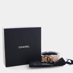 مملوكة مسبقًا Chanel Denim CC Belt Sz 80/32