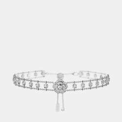 مملوكة مسبقًا قلادة شانيل طقم كاميليا ألماس ذهب أبيض