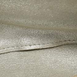 مملوكة مسبقًا Chanel O-Phone Holder Crystal Embellished Silver Quilted Suede