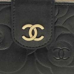 Pre Owned حقيبة هاتف شانيل CC O جلد مبطن فضي