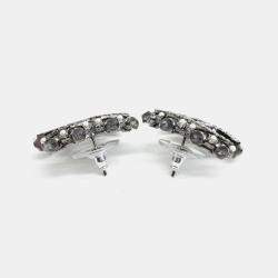 Pre Owned أقراط شانيل مزينة بشعار العلامة التجارية