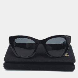 Pre Owned Chanel heart sunglasses