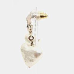 Pre Owned أقراط شعار اللؤلؤ شانيل