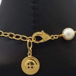 Pre Owned قلادة شانيل لؤلؤة