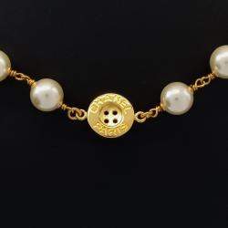 Pre Owned قلادة شانيل لؤلؤة