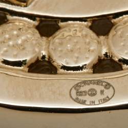 Pre Owned بروش شانيل CC كريستالات ذهبية اللون