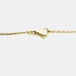 Pre Owned Chanel Fil de Camellia 18k Yellow Gold Necklace