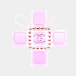 Pre Owned دبوس شانييل فينتاج راتنج صليب مالطي