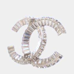 Pre Owned دبوس شانيل CC كريستال