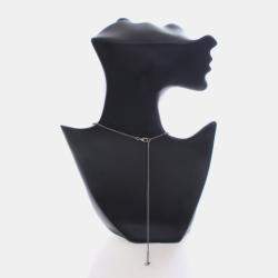 Pre Owned قلادة شانيل شارات الماركة CC كريستال