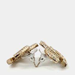 مملوكة مسبقًا Chanel logo earrings