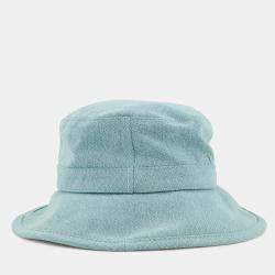 Pre Owned Chanel Hat Logo Size M Aqua Green Denim