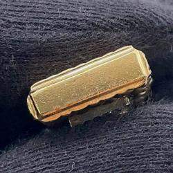 مملوكة مسبقًا قلادة زجاجة عطر بشعار شانيل سي سي مزينة بالذهب واللؤلؤ الصناعي بالراين