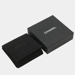 Pre Owned Chanel Heart Brooch Gold Gold Plated Faux Pearl Rhinestone