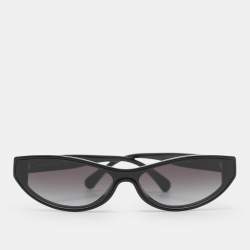 Pre Owned نظارة شمسية شانيل 5415-A سوداء أسيتات CC بيضاوية