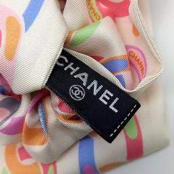 Pre Owned Chanel Silk hair scrunchie