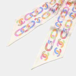 Pre Owned Chanel Silk hair scrunchie