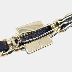 Pre Owned مشبك شعر شانيل معدني