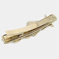 Pre Owned Chanel Gold Tone Hairpin