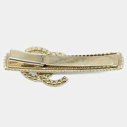 Pre Owned Chanel Gold Tone Hairpin