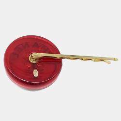 Pre Owned Chanel Gold Tone Metal Hairpin