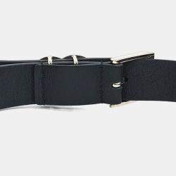 Pre Owned حزام شانيل جلد