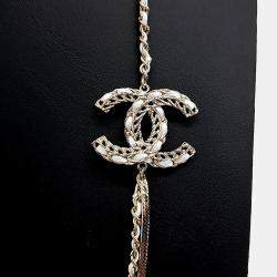 Pre Owned Chanel Gold Tone Chain Necklace