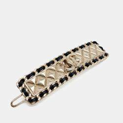 مملوكة مسبقًا Chanel Gold Tone Hairpin
