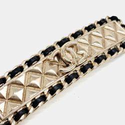 مملوكة مسبقًا Chanel Gold Tone Hairpin