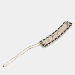 مملوكة مسبقًا Chanel Gold Tone Hairpin