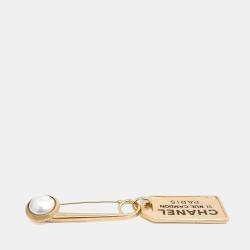 Pre Owned Chanel Gold Brooch