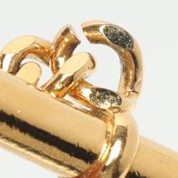 Pre Owned Chanel Gold Tone Hardware 7 Iconic Charm Bracelet