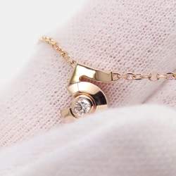 مملوكة مسبقًا Chanel Extrait De Chanel No. 5 Necklace 18K Pink Gold