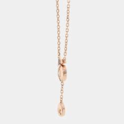 مملوكة مسبقًا Chanel Extrait De Chanel No. 5 Necklace 18K Pink Gold