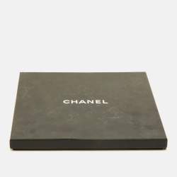 Pre Owned Chanel Navy Blue Cashmere & Silk Knit Scarf