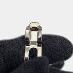 Pre Owned Chanel Barrette Cc Logo Black Cotton Metal