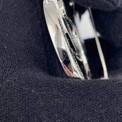 مملوكة مسبقًا Chanel Cc Logo Rhinestone Brooch Silver/Transparent Metal Rhinestone