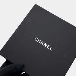 Pre Owned Chanel Cc Logo Bambi Motif Long Necklace Gold Plated Rhinestone Faux Pearl