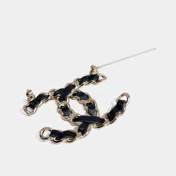 مملوكة مسبقًا بروش شعار شانيل سلسلة