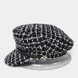 Pre Owned Chanel Multicolor tweed beret