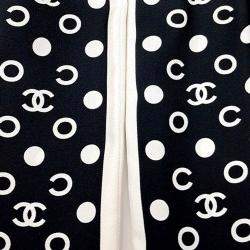 Pre Owned Chanel Silk Multicolor Hair Scrunchie And Twilly