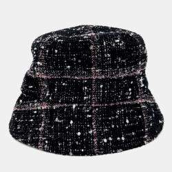 Pre Owned قبعة باكيت شانيل تويد متعددة الألوان