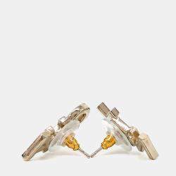 Pre Owned أقراط شانيل ميتال بمبادئ أولية