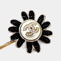 Pre Owned Chanel CC Logo Hairpin